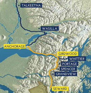 Denali Star Train Route