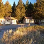 Cabins at Rising Sun Motor Inn inside the park